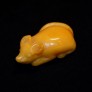 Vintage amber souvenir Mouse